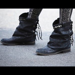 Free People Wayland Leather Short Boot